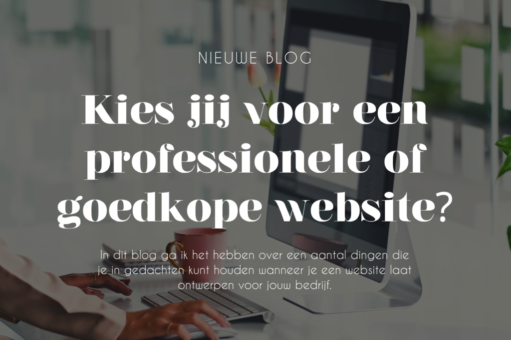 Professionele website vormgever